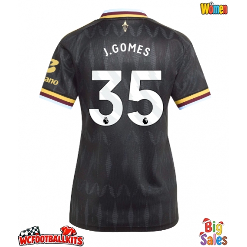 Aston Villa Joao Gomes #35 Replica Away Stadium Shirt for Women 2026-27 Short Sleeve